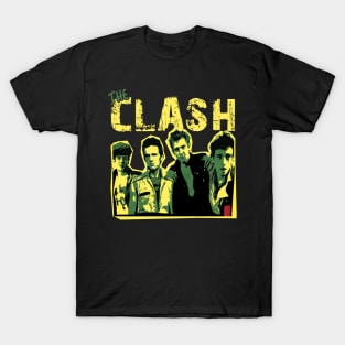 the clash retro band T-Shirt